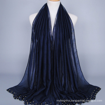 Best quality promotional custom design cheap 100% polyester muslim women hijab